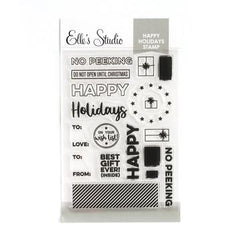 Happy Holidays Stamp Set-Elle's Studio