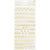 Match Gold Foil Thickers-Crate Paper Hello Love