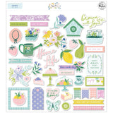 Ephemera Pack-Happy Blooms-Pinkfresh Studio