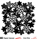 Snowflakes Background Free Cut File