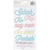 Sun-Kissed Chipboard Words Thickers-Crate Paper Poolside