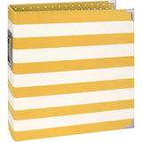 Yellow Stripe Binder-Simple Stories